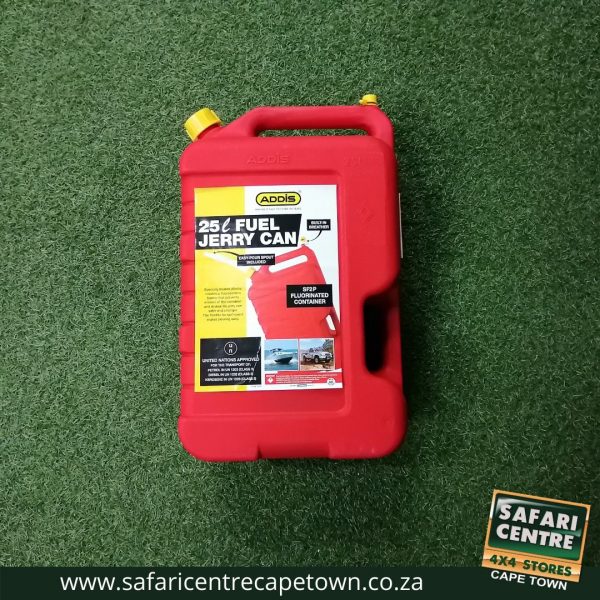 Jerry Can – Petrol – Plastic – 25L (Red) 7428RD