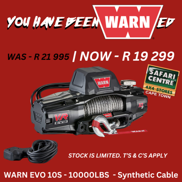 Warn VR Evo 10 WINCH (Synthetic Rope)