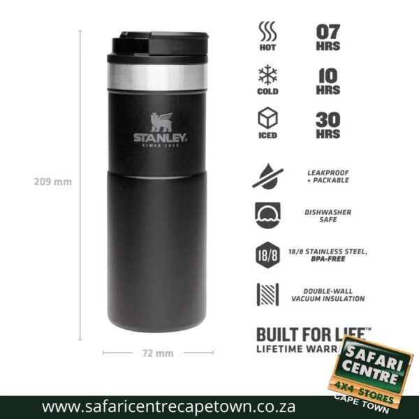 Stanley NeverLeak™ Travel Mug .47L – Black - Image 2