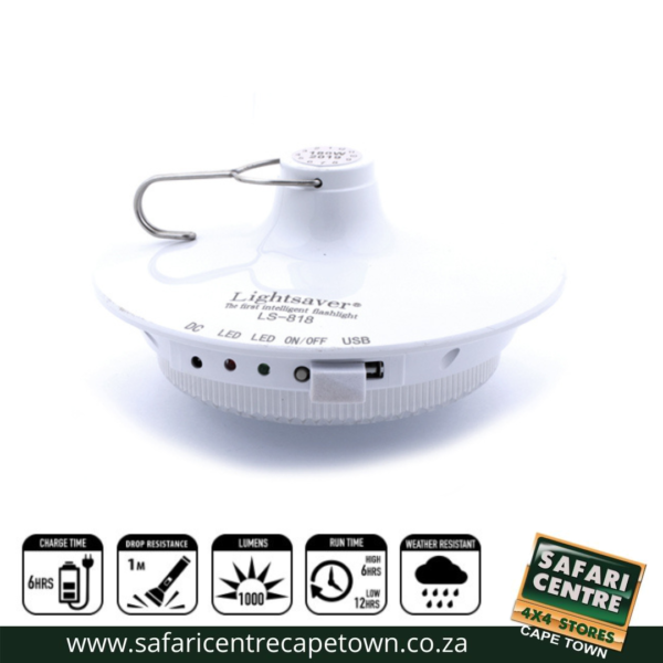 Light Saver 1000 Lumen Rechargeable Hanging Lantern - Image 2