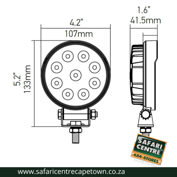 Sl Valuefit Round LED Worklight 15W - Image 2