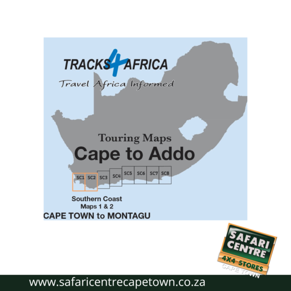 Tracks 4 Africa - Touring Map Cape Town to Montague Cape to Addo - Image 3