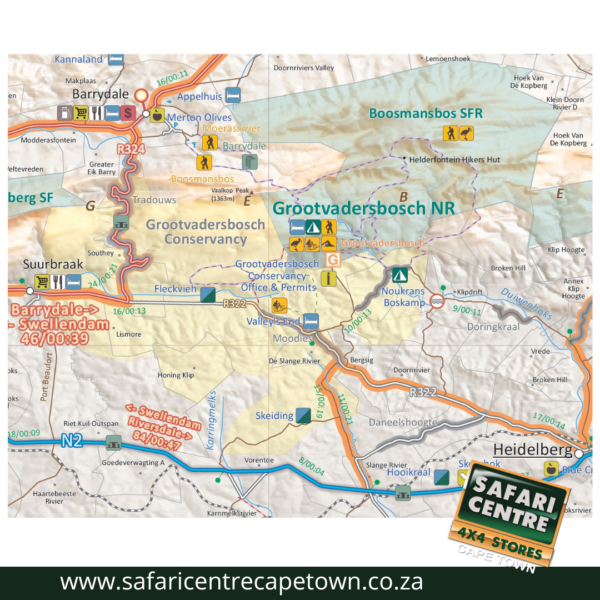 Tracks 4 Africa - Touring Map Swellendam to Mossel Bay - Image 2