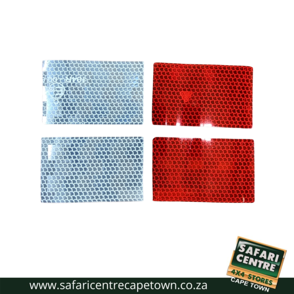 Reflective White & Red Strips Pack for Zimbabwe & Zambia Travel